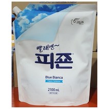 UPF860720리필형 빨래 세제 섬유 유연제 피죤 블루비앙카 2.1L, 1
