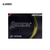 스릭슨 제트스타 Z-STAR 3피스 12구 1더즌 우레탄 골프공, 제트스타(3피스), 1개, 화이트, 12개