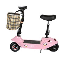 좌식 전동 킥보드 앉아서타는 듀얼 어른 전기 의자 퀵보드 전동킥보드, 핑크색 [브러시 모터 32-40리 주행], 24V