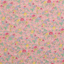 일본수입5274프린트 원단7종-1/4YD, KTS6848-A잔꽃무늬6848-핑크