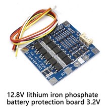 4S 30A 12.8V 리튬 철 인산염 18650 배터리 BMS 패키지 PCB 보호 보드 균형 집적 회로 3.2V, [01] 4S 3.2V Blue