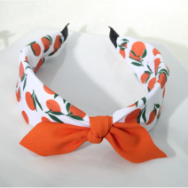 제주 헤어밴드 감귤머리띠 제주여행코디템 리본머리띠 제주기념품 키즈성인공용