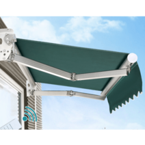 고정 어닝 접이식 농막 비가림막 햇빛가림 방수원단, 업그레이드 버전1.5m 벽 4m