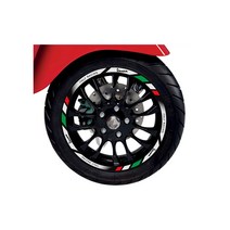 베스파 GTS 300 휠 반사 스티커, (01)레드, 1개