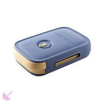 WBBOOMING 계란 서랍 보관함 대용량 3단 에그 트레이, Blue