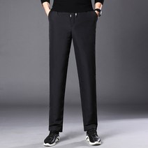 남성 용 오리 다운 패딩 바지 하이 웨이스트 겨울 비즈니스 바지 용 방수 다운 패딩 바지 아버지 39s 선물 pt-500