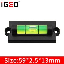 장착 구멍이 있는 올인원 사각형 고정밀 버블 레벨 센, 중국, 직경 59mm