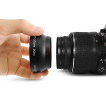 맥코플러스 광각 매크로 렌즈 캐논 니콘 후지필름 카메라 49mm 0.45x, 03 58mm 0.45x lens