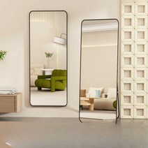 전신거울 웨이브 미용실 대형 인테리어 현관 카페, C