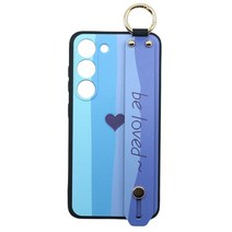 신서엔코 갤럭시노트10케이스 갤럭시노트10플러스케이스 Galaxy Phone Case SCS-1538 하트 레인보우 핸드 스트랩 케이스