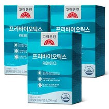 고려은단 프리바이오틱스 유산균먹이 프락토올리고당 FOS 30포 X 3개 (3개월분), 프리바이오틱스 30포 X 3개, 쇼핑백 미포함