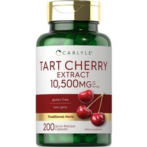 Carlyle 칼라일 타트 체리 타르트 체리 10500mg 200캡슐, 1개