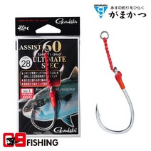 [09피싱]가마가츠 어시스트 얼티메이트 스펙 싱글훅 방어 부시리 지깅훅, 스펙 26