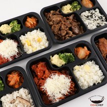 오다셰프 대왕고기 밥보다 고기 냉동 도시락 5종 식단관리 직장인 한끼식사 식단 건강, 세트구성 5종 5팩, 5개