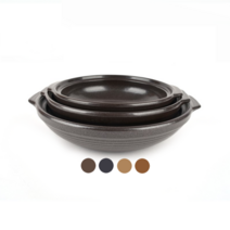 경산 세라믹 전골판, 자연유 (황토), 소(270)