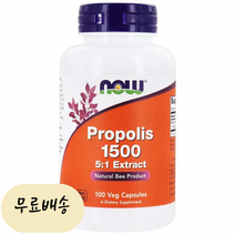 나우푸드 프로폴리스 propolis 300mg 100개입 [미국 직배송], 1개, 100개