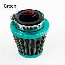 바이크 오토바이 에어 필터 35mm 42mm 범용 적합 50cc 110cc 125cc ATV 스쿠터 핏 더트 바이크용, 02 green  45mm
