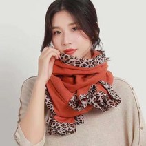 럭셔리 모조 파시미나 워머 헤드 플레인 솔리드 트림 스카프