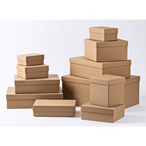 [와니유니] 고급싸바리박스 무지선물상자 선물포장박스 크라프트박스, 281N_크라프트 32x24x11