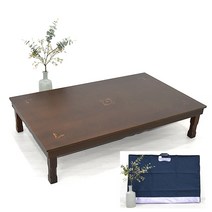 남원은행공방 남원 교자상 밥상 사각상 제사상 집들이상 접이식 120x80 135x90 150x90, 엔틱 나비(캡) 5자+천커버