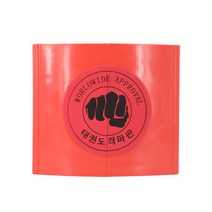 PVC 태권도 송판 기왓장 흑 기와 벽돌 격파 깨기 차력쇼 정권찌르기 훈련판 기구, 붉은색