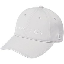 FootJoy 풋조이 FH23AWLC 골프 모자 로고 캡 여성, 그레이