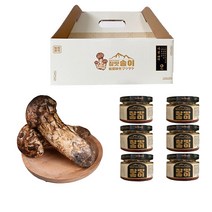진심좋은 자연산 냉동 송이 버섯 자연 송이버섯, 1box, L 500g+송이통조림 1box