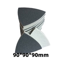 공구 삼각형 몰려 스폰지 샌딩 디스크 사포 90x90x90MM 300-3000 그릿 연마 도구 습식/건식 빨간색 1PCS, [06] 3000 Grit