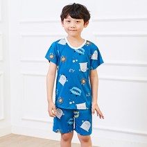 아동용 몬스터 5부 냉감 실내복 상하벌