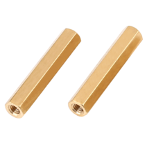스터드용접기 M3 M4 황동 스탠드 오프 스페이서 육각형 중공 기둥, 04 M3X7(50pcs)