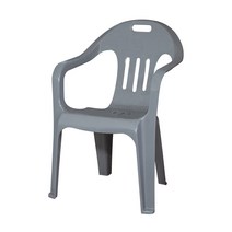 고릴라몰) 편의점의자 플라스틱의자 팔걸이의자 4개 1세트, 회색4개