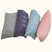 데코럽 순면 피그먼트 바디필로우 사계절 필로우 꿀잠 원형 쿠션 방석 긴 베개, 핑크