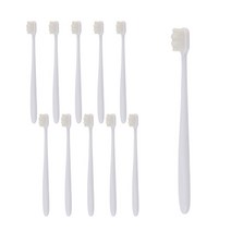 만모칫솔 다모칫솔 실속형 10개세트 부드러운칫솔 저자극 미세모 극세사, 01_블랙(10개세트), 단품