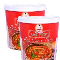 매플로이 레드커리 페이스트 태국즉석카레 간편식 Mae Ploy Red Curry Paste Large 1000g 2팩
