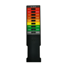 EMF측정기 전자기장 EMF 가우스 측정기 모니터 환경 검출기 8 LED 미터, (01)Black, 02 EMF