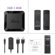 X96Q 안드로이드 100 TV 박스 올위너 H313 쿼드 코어 4K 60fps H265 2G 와이파이 구글 플레이어 스토어 유튜브 X96Q2 셋톱 박스 2GB 16GB, 37.Au 플러그  1G 8G MX3 PRO