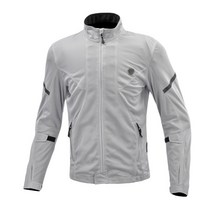 코미네 여름용 자켓 바이크 메쉬 상의 보호대 JK-162 SILVER, SILVER-WXL