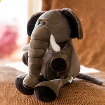 호랑이 사자 여우 코끼리 기린 동물인형 애착인형 25cm 35cm 안고자는인형, Bcm