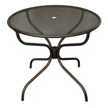 초코망투철재타공테이블 파라솔 야외용탁자 커피숍 카페 정원 아웃도어 OUTDOOR TABLE, 초코