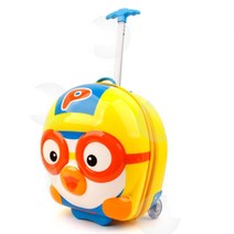 말랑소재 뽀로로얼굴 유아 여행트롤리 단체선물 아동센타 돌돌이