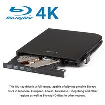 USB 3.0 type-c 블루레이 드라이브 외장형 dvd 레코더 bd-re cddvd rw 라이터 재작성기 홀수 hdd 버너 드라이브 지원 4k 3d 재생, 유형 2 지원 4k