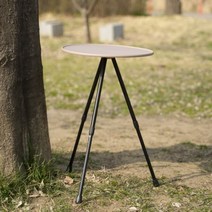 TADAC 타닥 2단 캠핑 미니테이블 경량 사이드 테이블, 샌드베이지