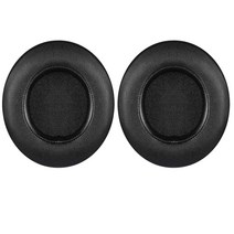 교체 이어 패드 2 조각 메모리 폼 귀 쿠션 키트 패드 커버 Razer Kraken Pro V2 - 타원형 귀 헤드폰, 하나, 검정