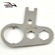 스쿠버 다이빙 bcd power inflator tool k 샤프 밸브 제거 수리 키트 다이버 액세서리 설치, 한개옵션0