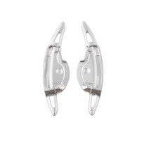 스티어링 휠 현대 호환 Santafe TM Palisade LX2 용 DSG 시프트 패들 익스텐더 쉬프터 스티커 자동차 액세서리, 04 은