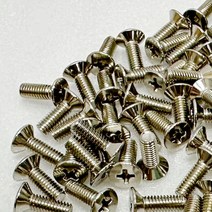 사라머신볼트 (니켈도금 ) M4x5~30 접시머리볼트 대용량/십자볼트, M4 x 16 (1000개), 1개