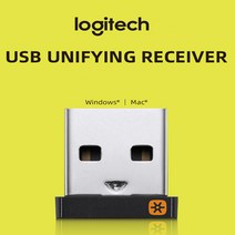 로지텍 유니파잉 무선 수신기 리시버 USB 동글 / Unifying / 신품 벌크, 6mm