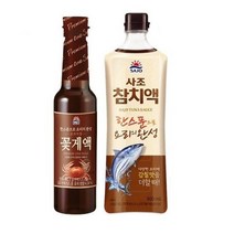 사조 꽃게액젓   참치액젓 900ml 전현무 이영자 전참시 파김치 레시피 국산 꽃게함량 75% 김장재료, 4세트