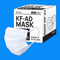 아이리스 국산 대형 비말 차단 마스크 KFAD-100LB 100매, 대형 / 200매