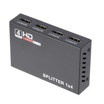 hdmi 리피터 무선송수신기 와이파이 기계 LccKaa 1x4 HDMI 호환 분배기 변환기 1 In 4 Out HD 1.4 증폭기 HDCP 1080P 디스플레이 HDTV DVD P, [03] Single Adapter, [01] 기타 (ae˚) frequ